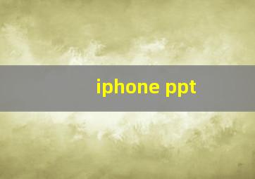 iphone ppt